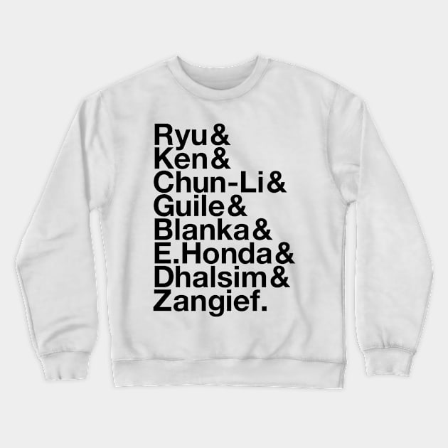 &treet Fighters Crewneck Sweatshirt by AndyElusive